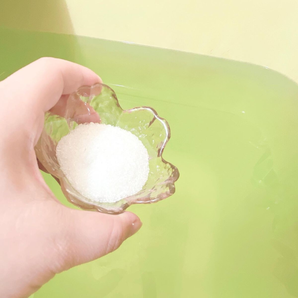 眠りや リーフバスソルト/眠りや/無機塩系入浴剤を使ったクチコミ(4枚目)