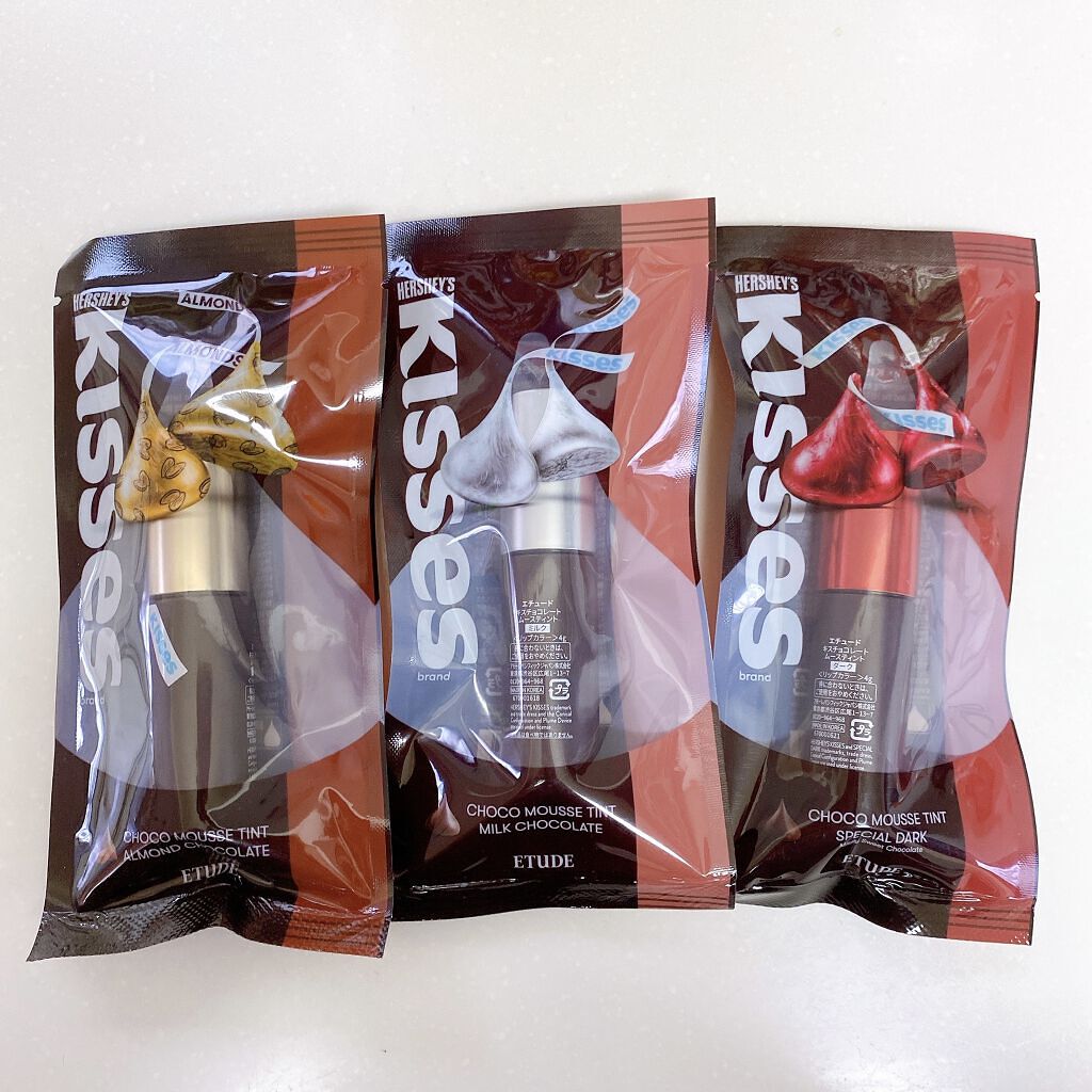 キスチョコレート ムースティント/ETUDE/口紅を使ったクチコミ（1枚目）