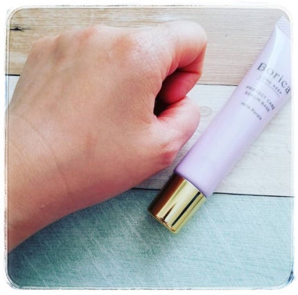 くずれ防止 美容液ケアベース ミルクパープル SPF30 PA++/Borica/化粧下地を使ったクチコミ(4枚目)