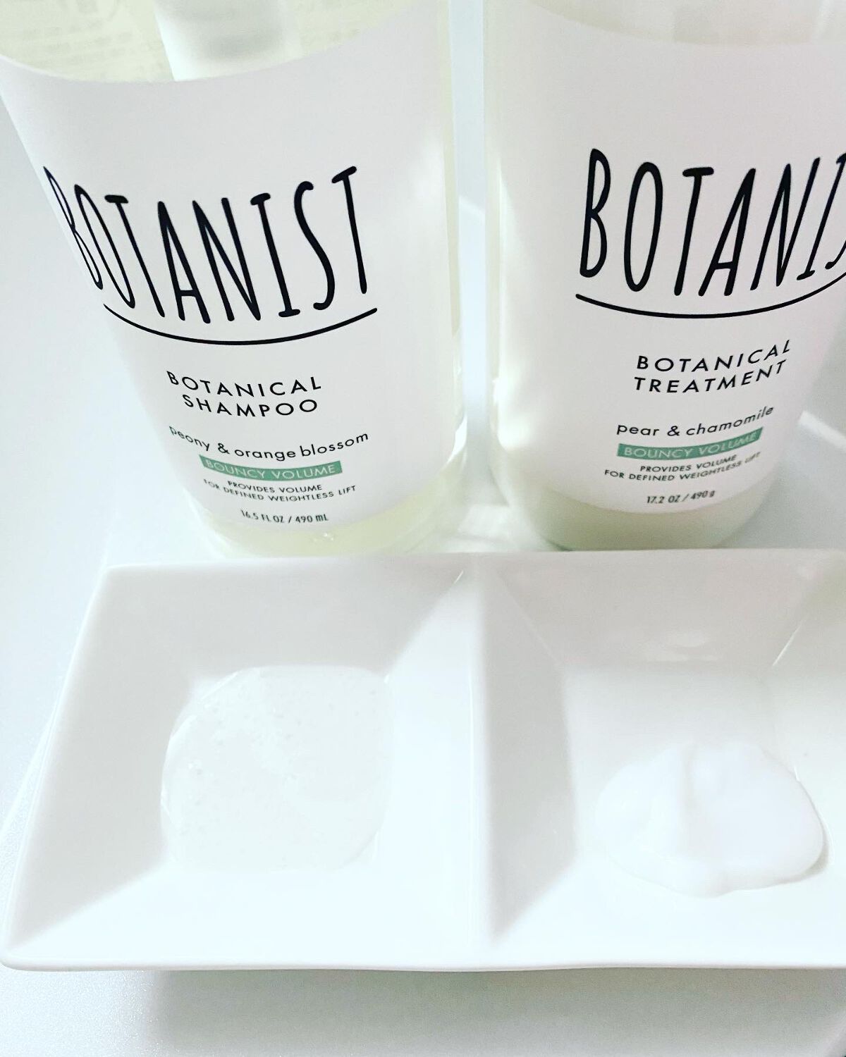 ボタニカルシャンプー／トリートメント(バウンシーボリューム)  トリートメント/BOTANIST/シャンプー・コンディショナーを使ったクチコミ（2枚目）