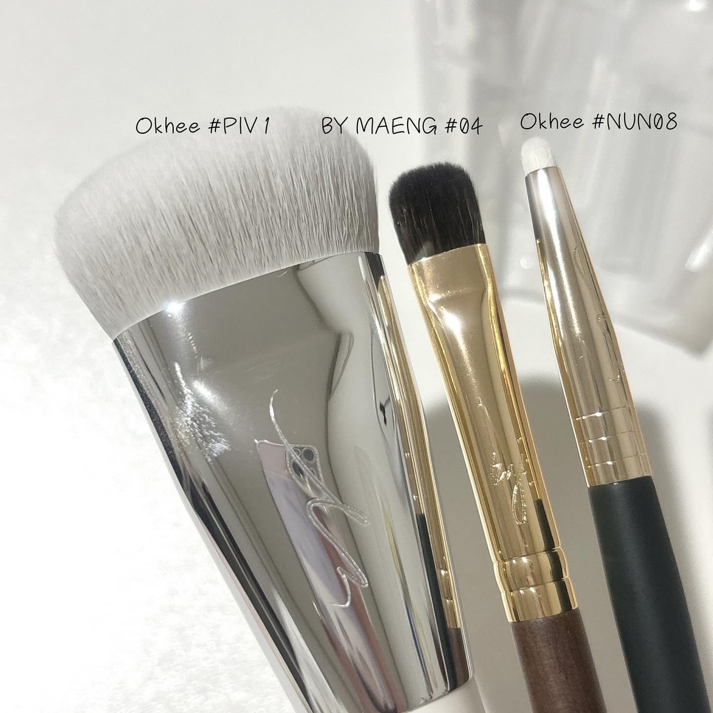 okhee 白玉ファンデーションブラシ/SOOA DOR/メイクブラシを使ったクチコミ(2枚目)