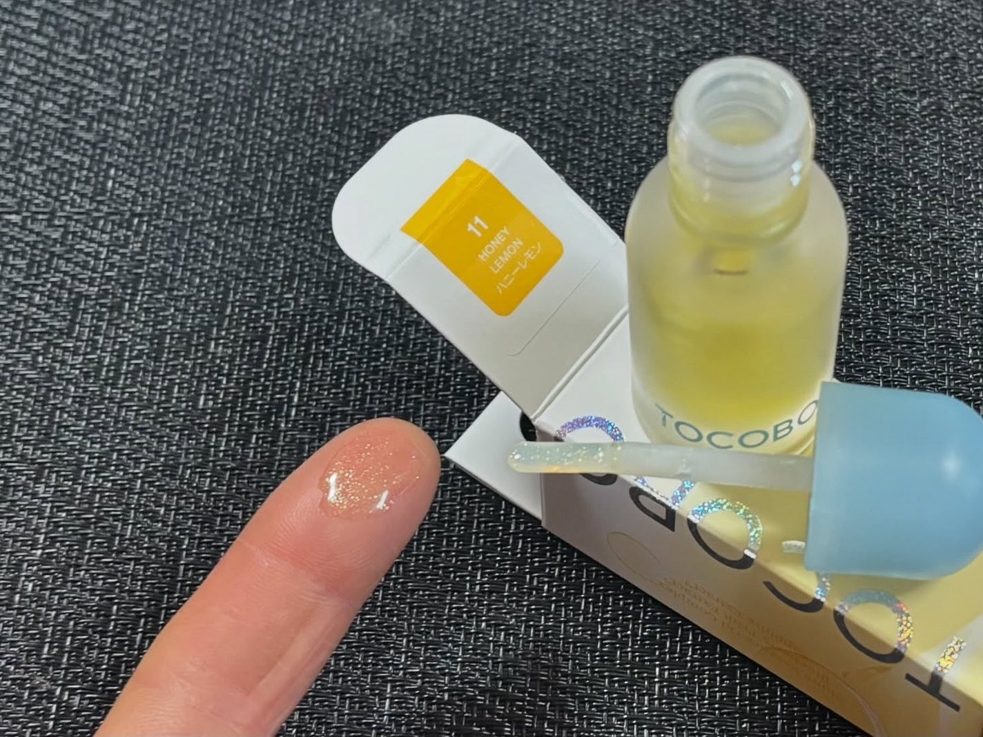 ジューシーベリープランピングリップオイル/TOCOBO/リップグロスを使ったクチコミ(3枚目)