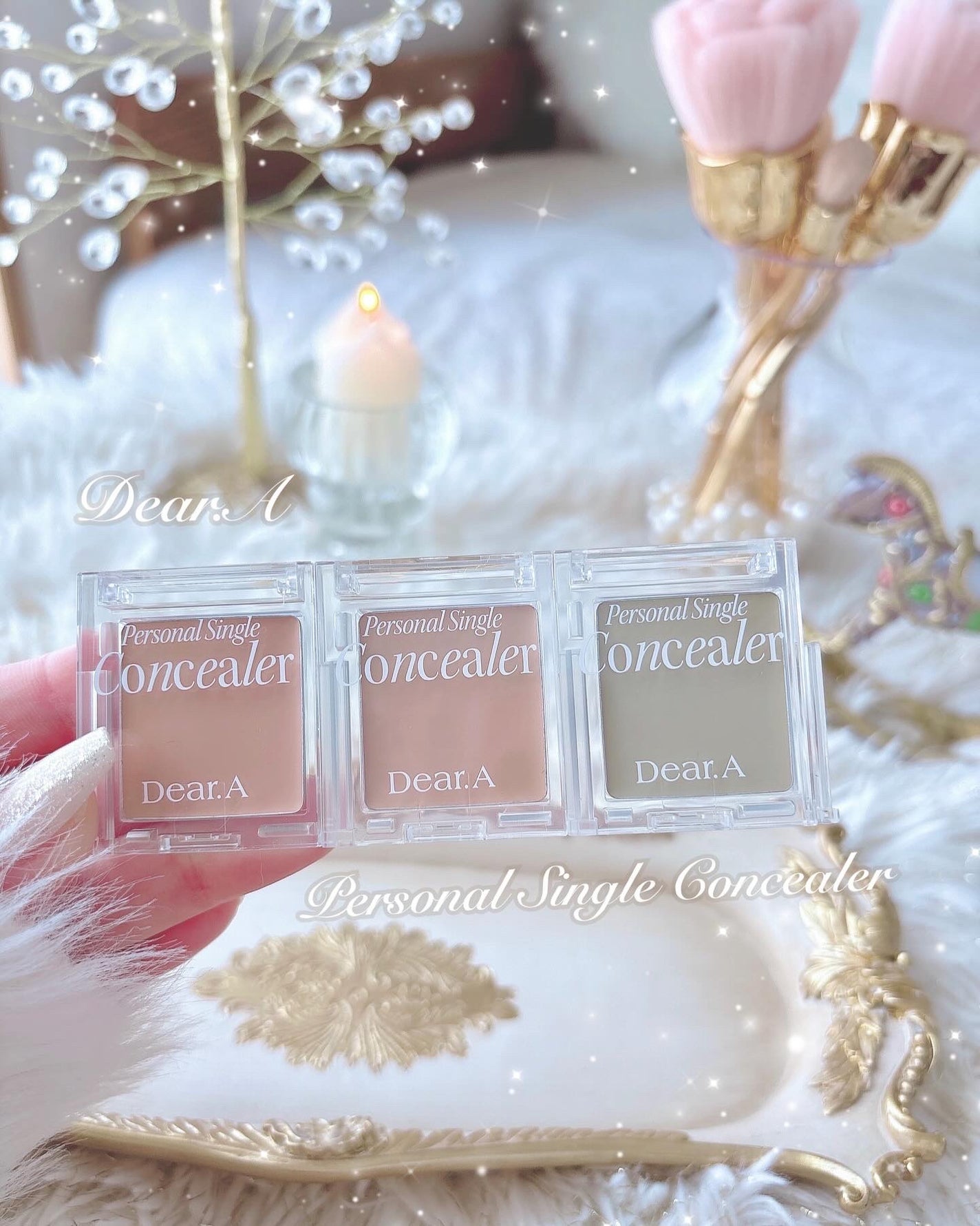 パーソナルシングルコンシーラー/Dear.A/パレットコンシーラーを使ったクチコミ(1枚目)