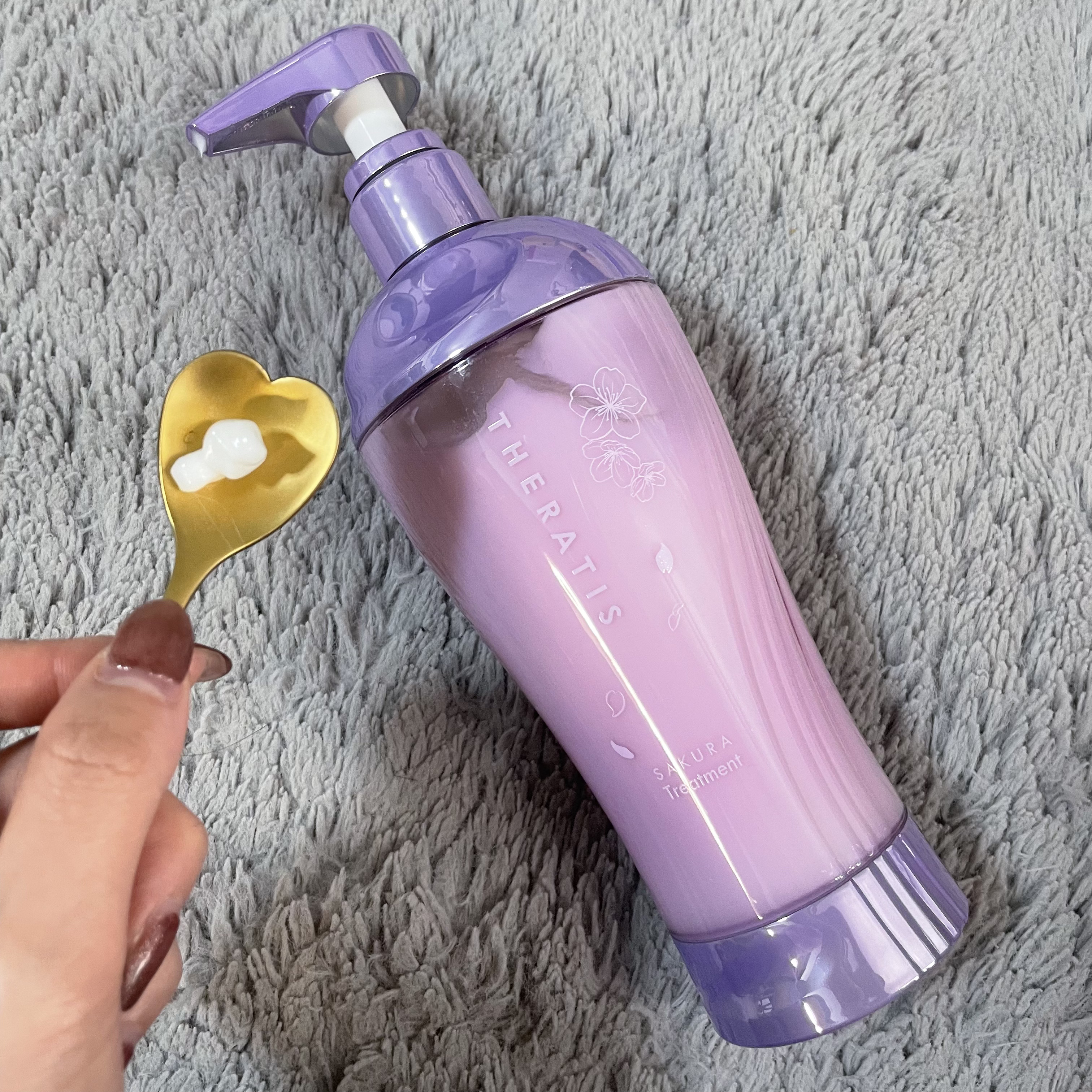 セラティス サクラ ムーンライト スリーク トリプルセット/THERATIS/市販シャンプーを使ったクチコミ（3枚目）