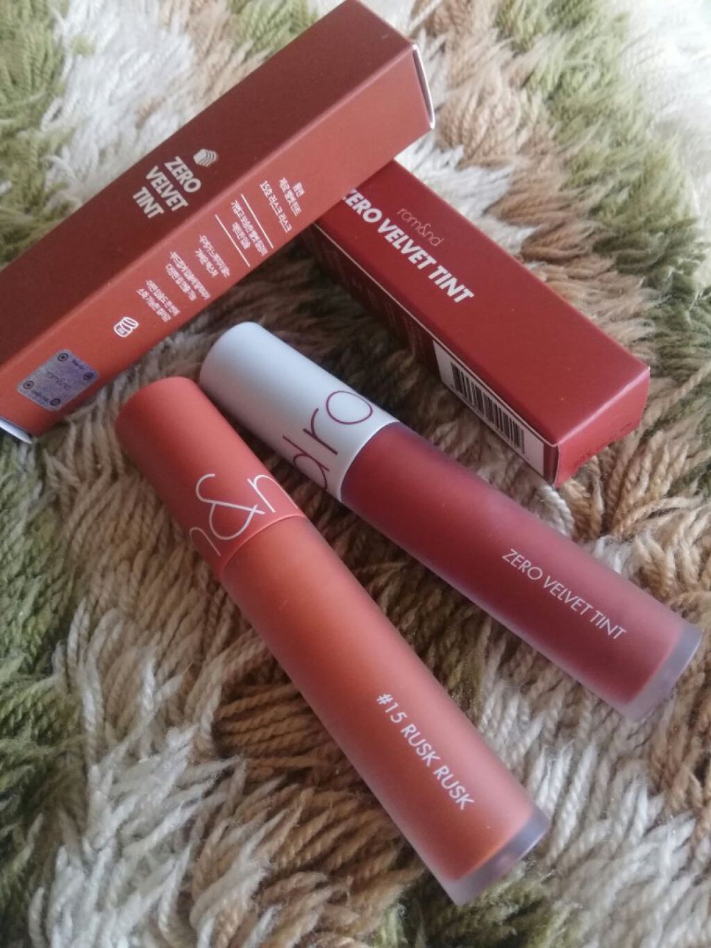 ゼロベルベットティント/rom&nd/リップティントを使ったクチコミ（1枚目）