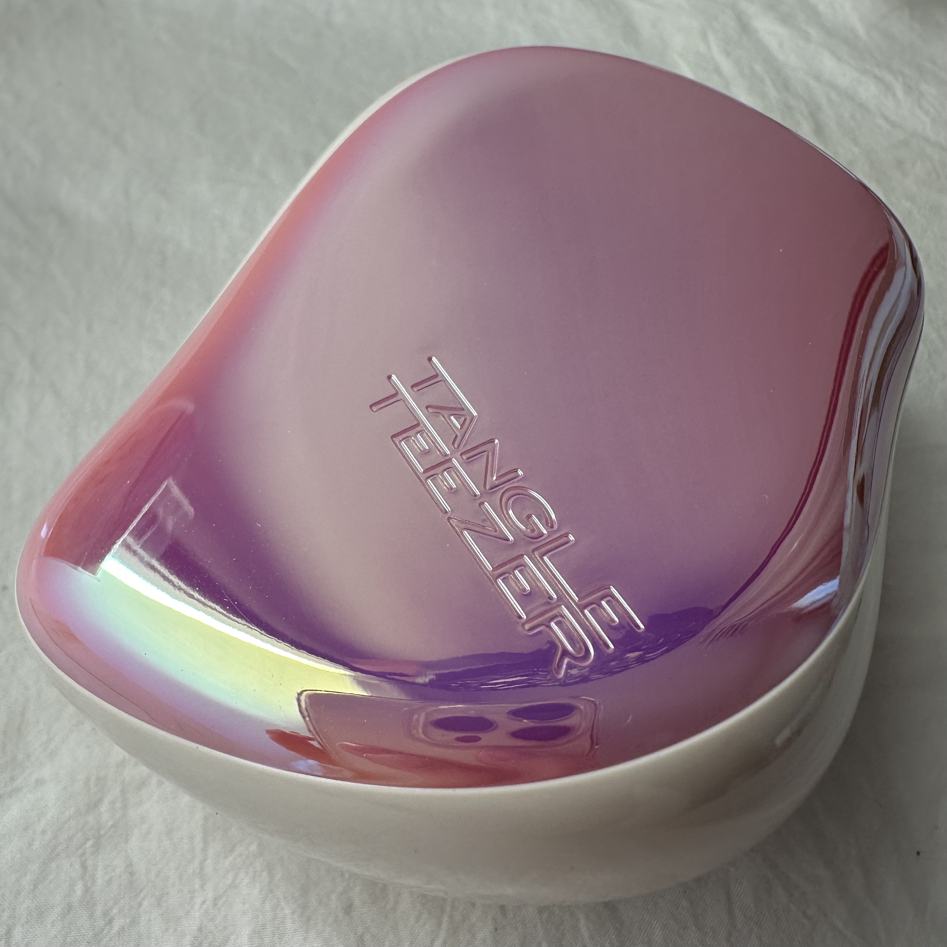 コンパクトスタイラー ピンクシェル/TANGLE TEEZER/ヘアブラシを使ったクチコミ（2枚目）