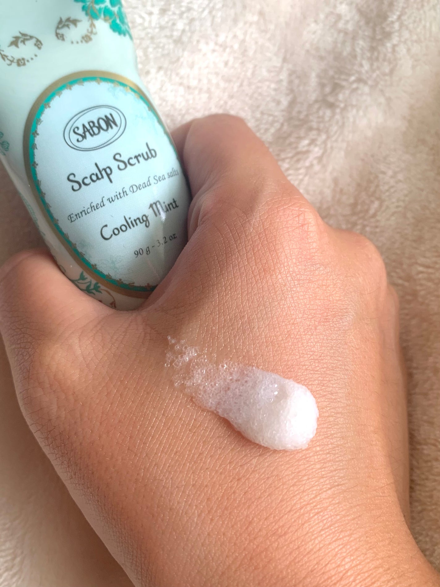 ヘッドスクラブ リフレッシング(ミント)/SABON/ヘッドスクラブを使ったクチコミ(3枚目)