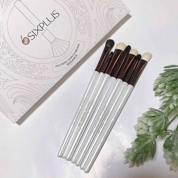 SIXPLUS ホワイトパール アイメイクブラシ 7本セット/SIXPLUS/メイクブラシ by みる