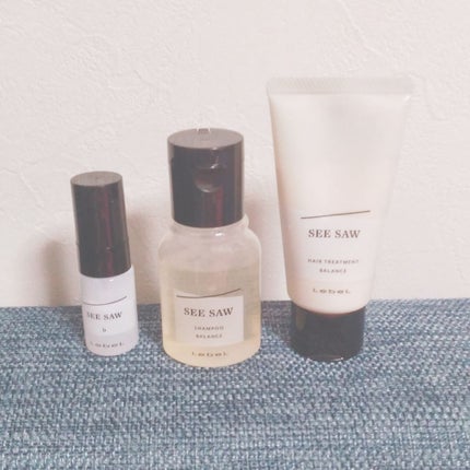 SEE SAW ヘア&スキャルプシャンプー/ヘアトリートメント/LebeL/シャンプー・コンディショナーを使ったクチコミ(3枚目)