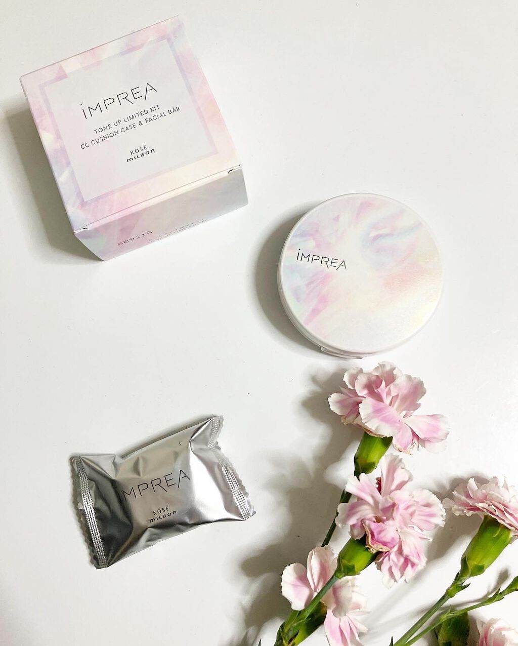 トーンアップ CC クッション ファンデーション/iMPREA/クッションファンデーションを使ったクチコミ（1枚目）