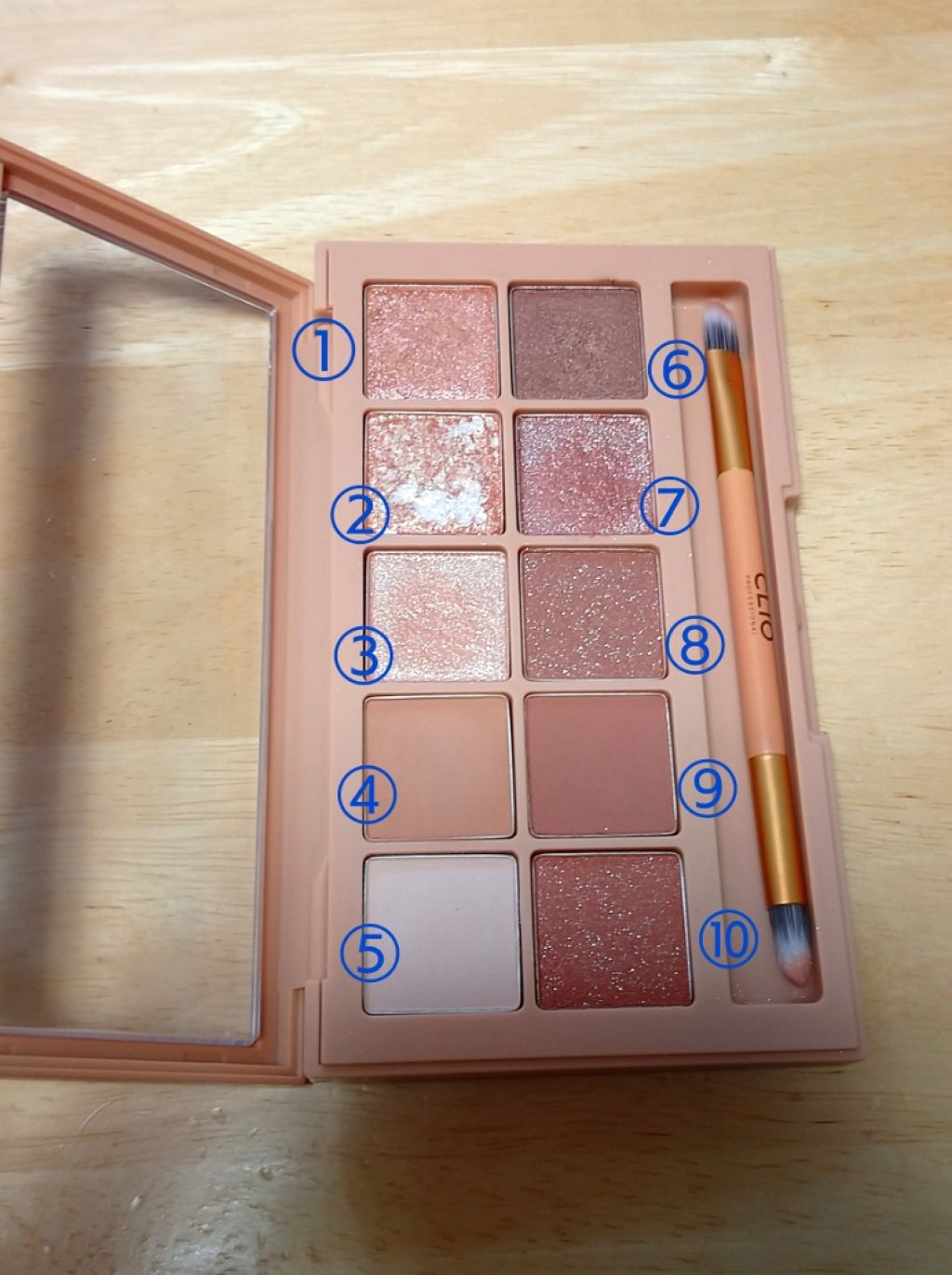 プロ アイ パレット/CLIO/アイシャドウパレットを使ったクチコミ（2枚目）