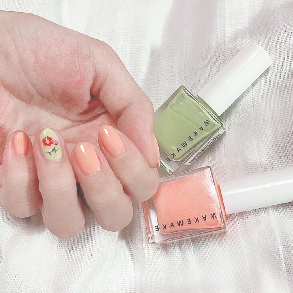 ネイルガン/wakemake/マニキュアを使ったクチコミ(3枚目)