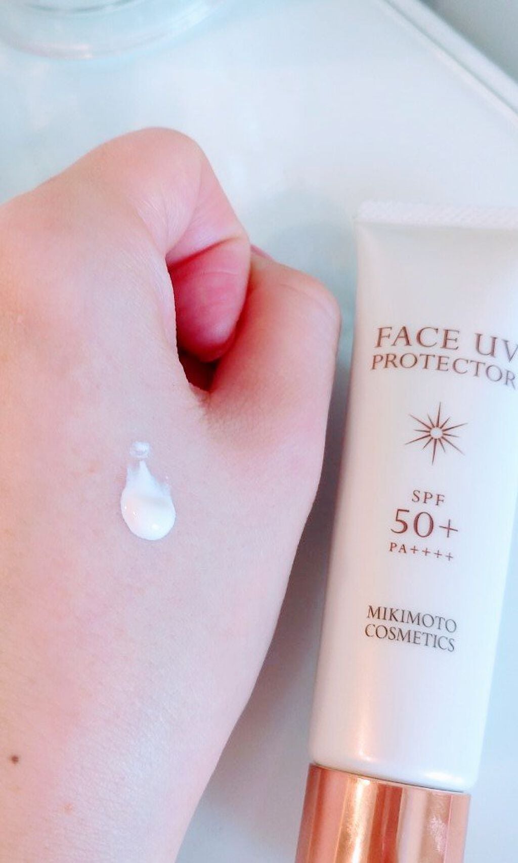 makin on LIPS 「ミキモトコスメティックスフェイス UVプロテクターSPF50+..」(2枚目)