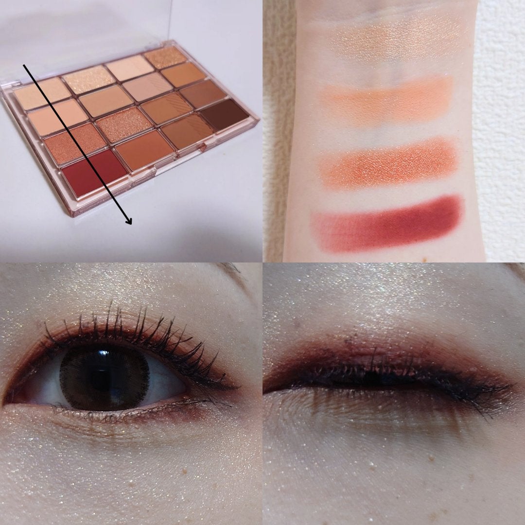 ソフトブラーリングアイパレット/wakemake/アイシャドウパレットを使ったクチコミ(2枚目)