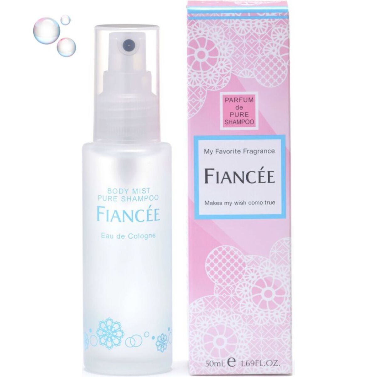 ボディミスト ピュアシャンプーの香り【パッケージリニューアル】/フィアンセ/香水(レディース)を使ったクチコミ（1枚目）