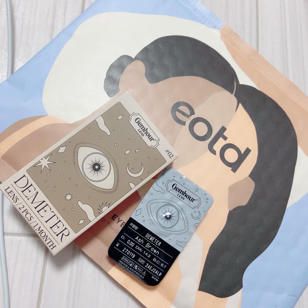 DEMETER/Gemhour lens/カラーコンタクトレンズを使ったクチコミ(4枚目)