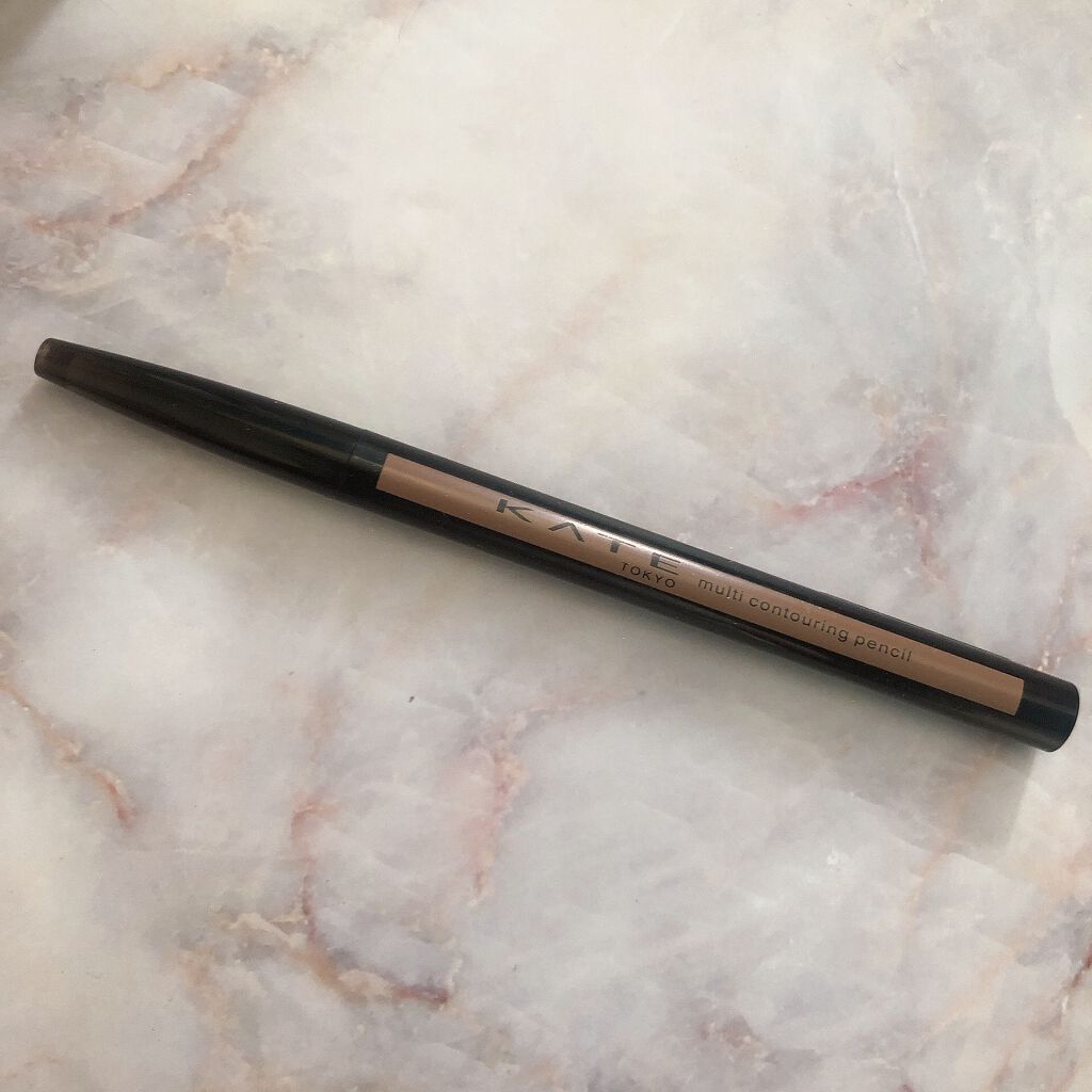 マルチコントゥアペンシル 02 自然な影カラー（ホリ強調シェード）/KATE/スティックアイシャドウを使ったクチコミ（1枚目）