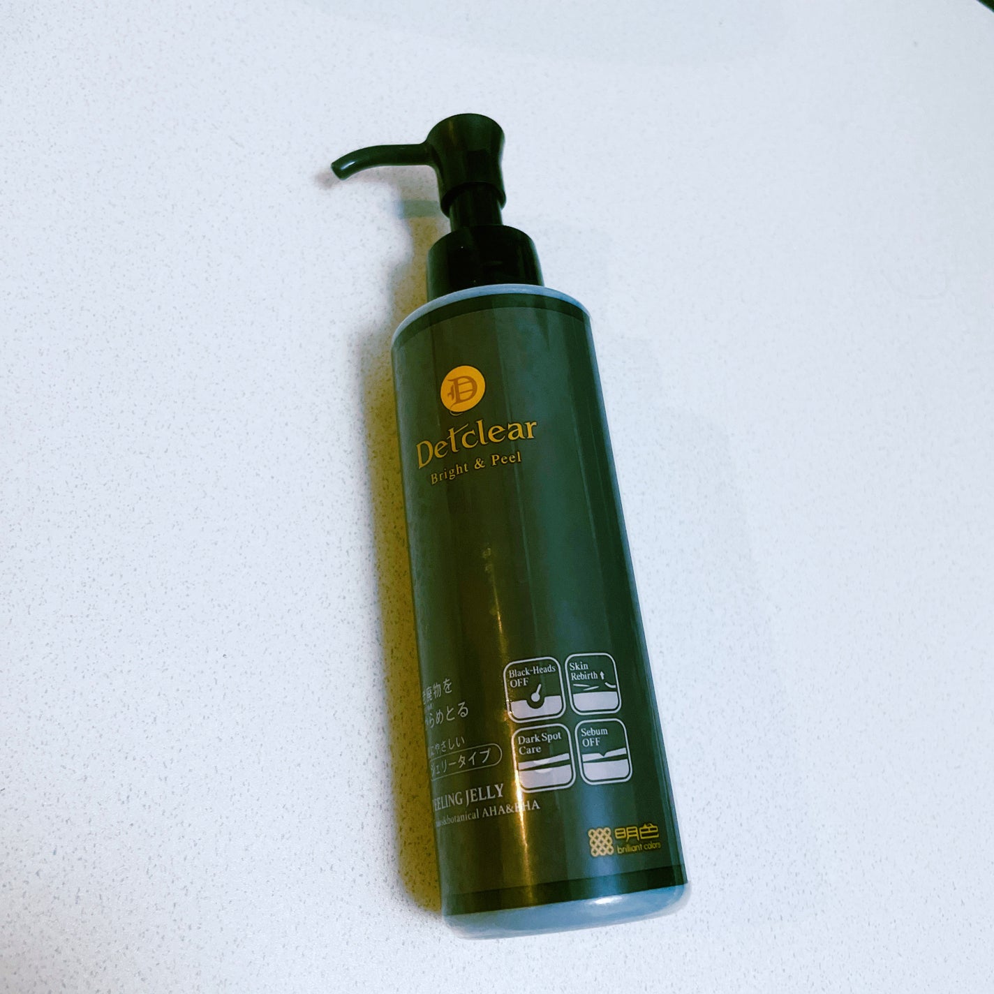 DETクリア ブライト&ピール ピーリングジェリー<炭タイプ>/Detclear/ピーリングを使ったクチコミ(1枚目)