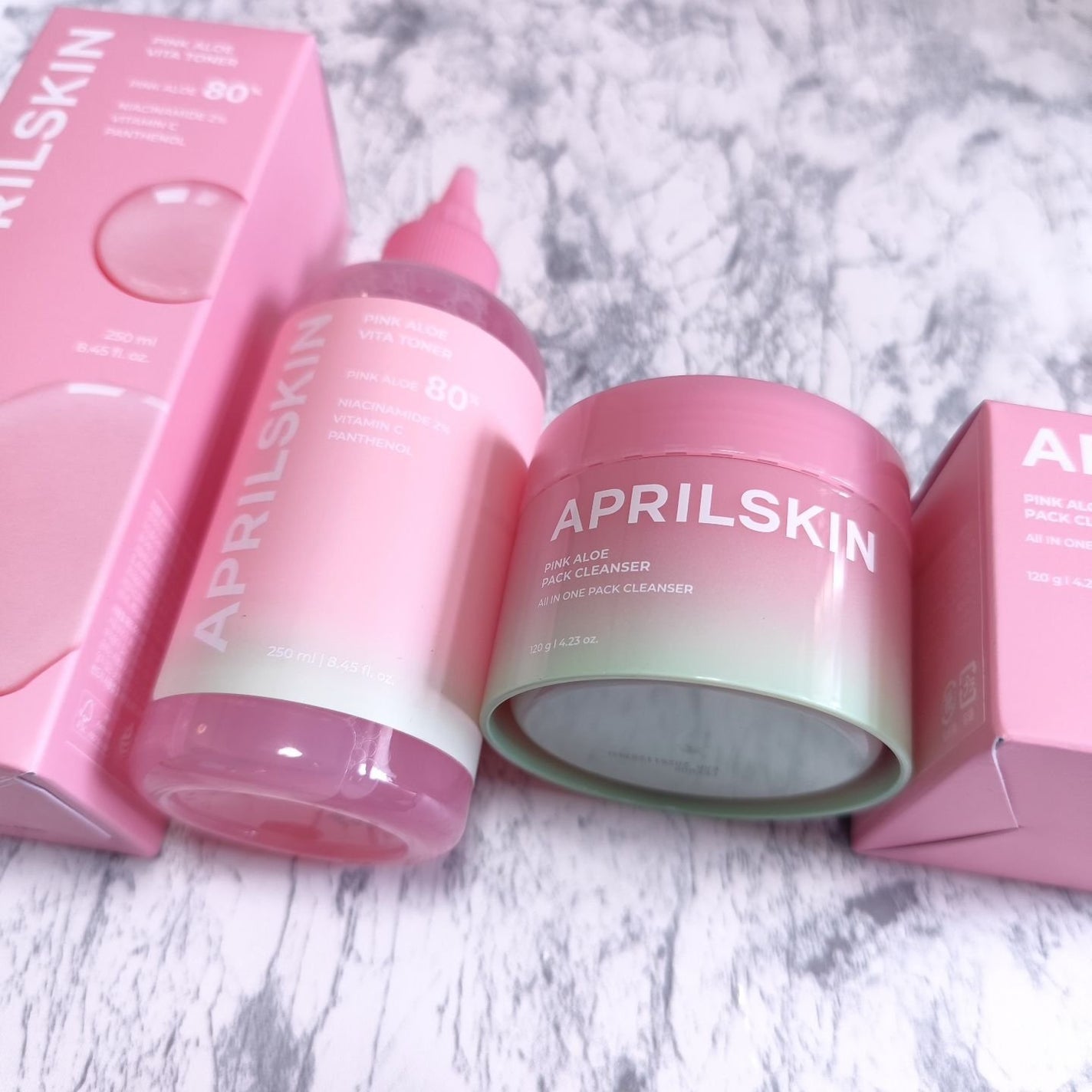 ピンクアロエメレンゲクレンザー/APRILSKIN/その他洗顔料を使ったクチコミ(1枚目)