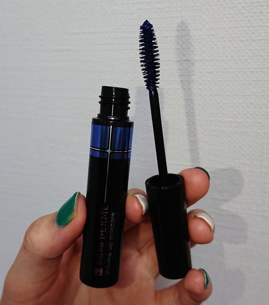 ボリュームアップマスカラ 02 ダークブルー/キスミー フェルム/マスカラを使ったクチコミ（2枚目）