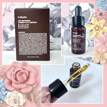 ビタホワイトニングシナジーC.E.F.アンプル/Celladix/美容液を使ったクチコミ(1枚目)