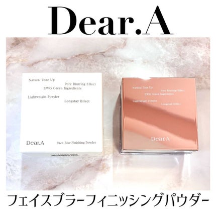 フェイス ブラー フィニッシング パウダー/Dear.A/ルースパウダーを使ったクチコミ(1枚目)