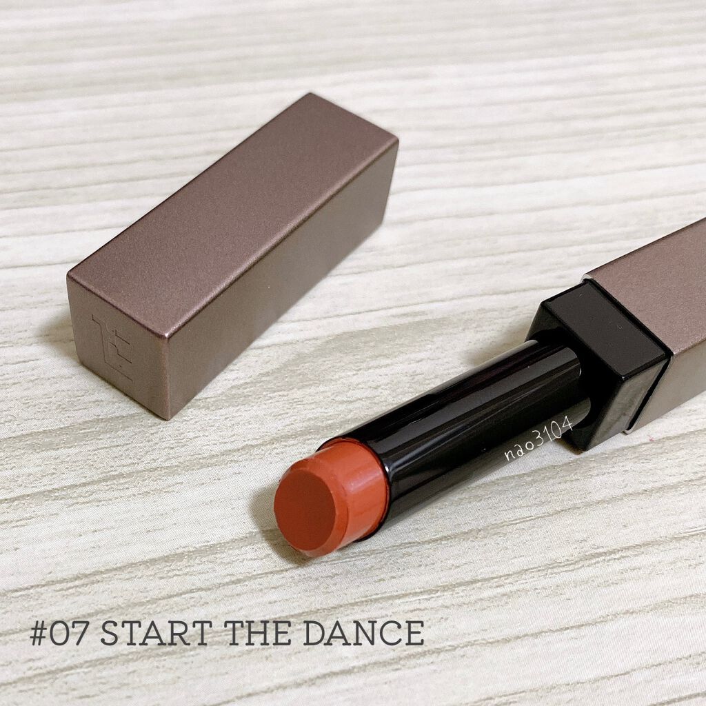アライジングスピリットリップグロー 07 START THE DANCE/THREE/口紅を使ったクチコミ（2枚目）