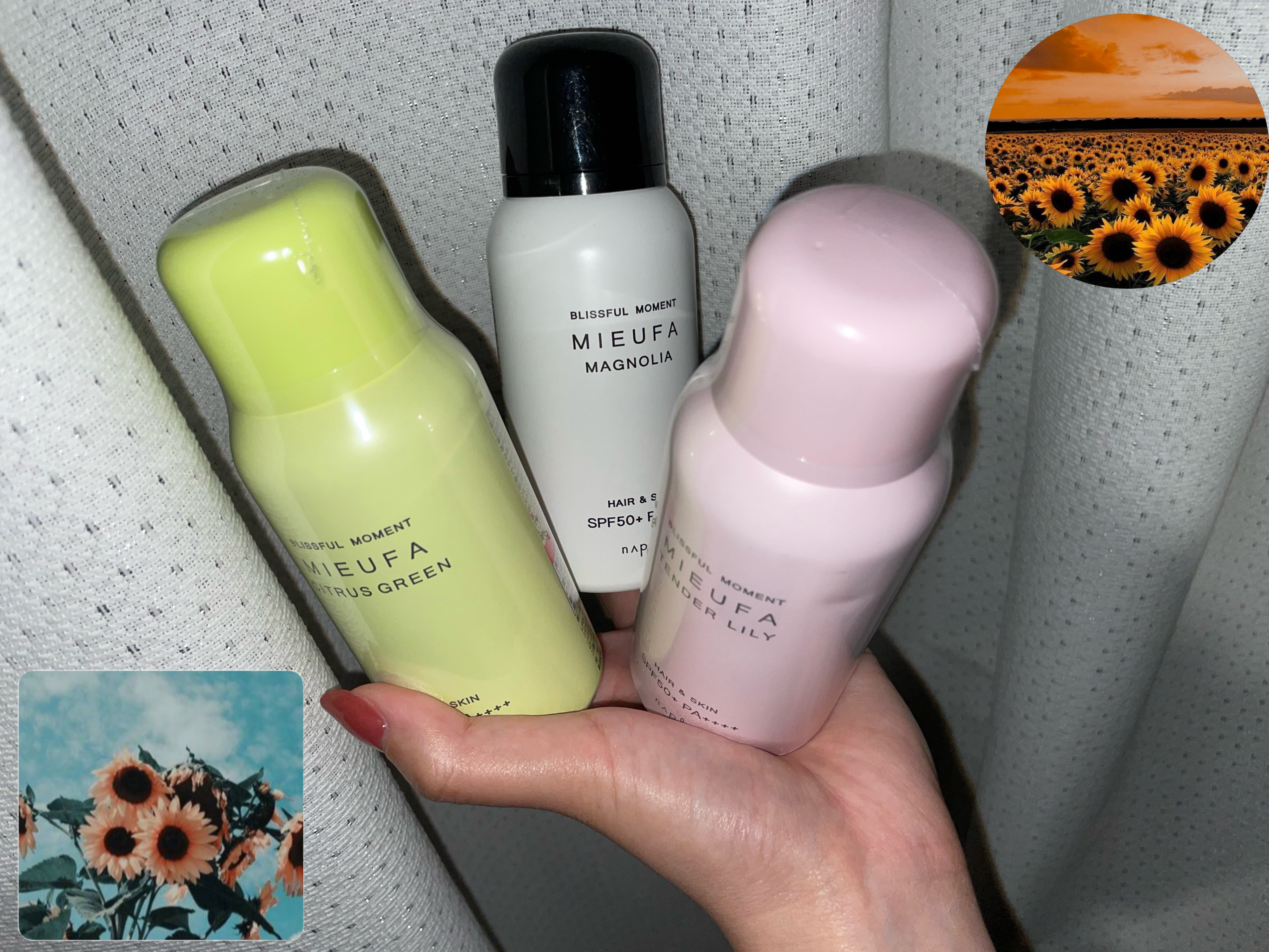 フレグランスUVスプレー　フレッシュマンデーモーニング/MIEUFA/日焼け止めミスト・スプレーを使ったクチコミ（1枚目）