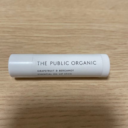 オーガニック認証 精油リップスティック スーパーポジティブ ライズ/THE PUBLIC ORGANIC/リップクリームを使ったクチコミ(1枚目)