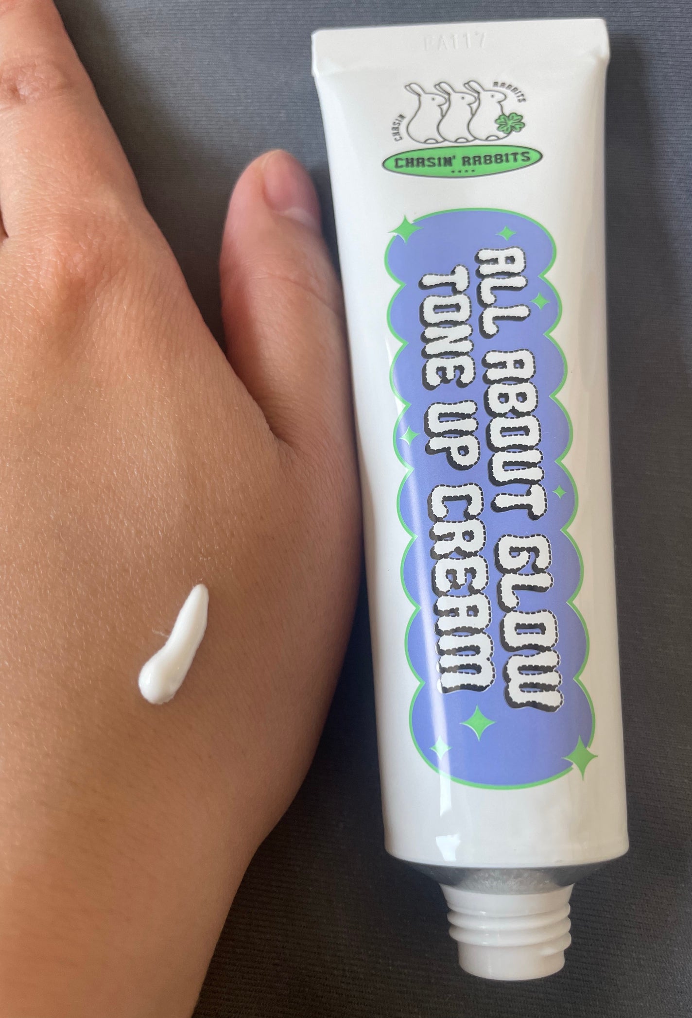 オールアバウトグロウトーンアップクリーム/CHASIN'RABBITS/化粧下地を使ったクチコミ(2枚目)