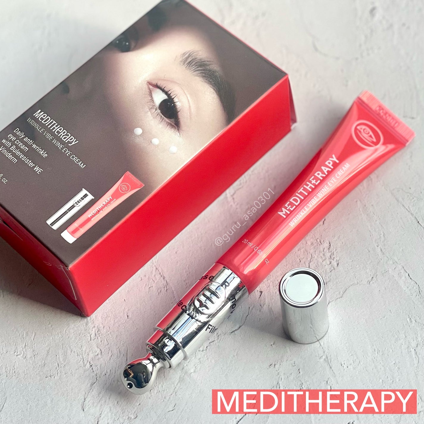 リンクルバイブワインアイクリーム/MEDITHERAPY/アイケア・アイクリームを使ったクチコミ(1枚目)