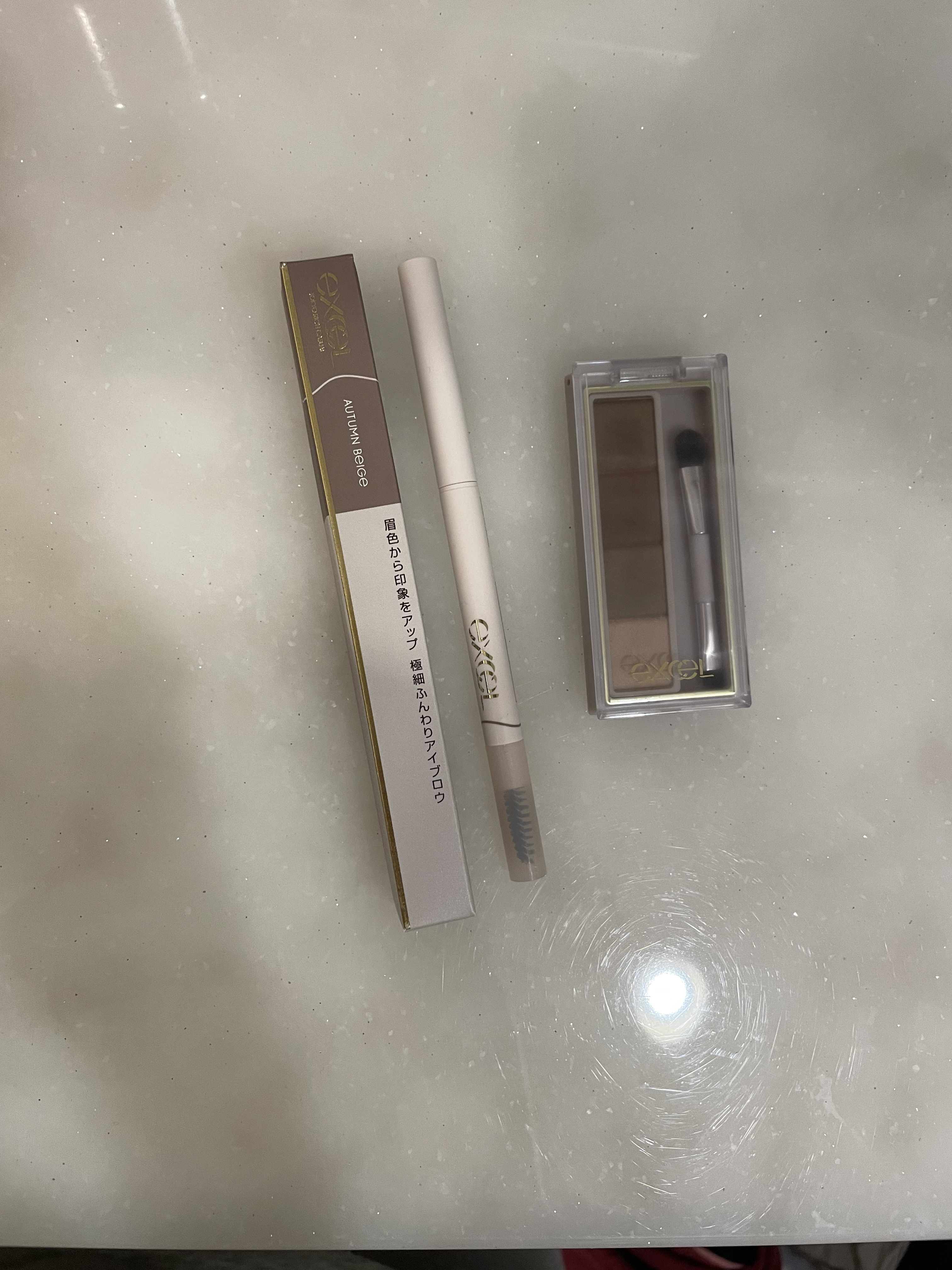 カラーエディットパウダーブロウ/excel/パウダーアイブロウを使ったクチコミ（1枚目）