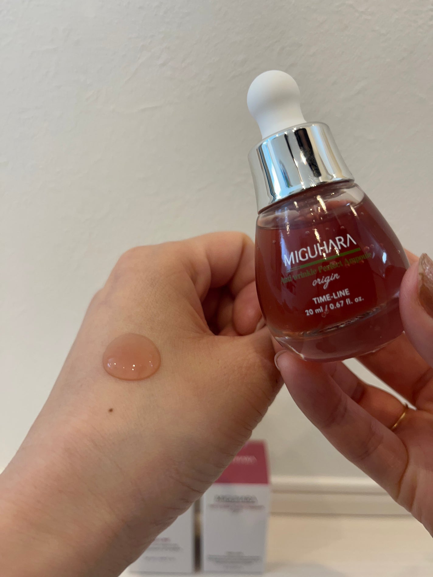 アンチリンクルエフェクトアンプルオリジン/MIGUHARA/美容液を使ったクチコミ(5枚目)