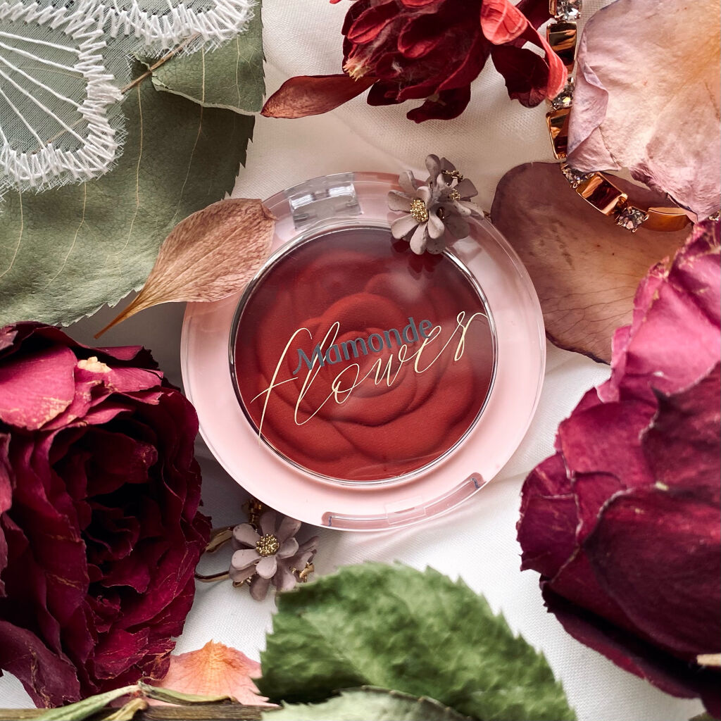 flower pop blusher/Mamonde/パウダーチークを使ったクチコミ（2枚目）