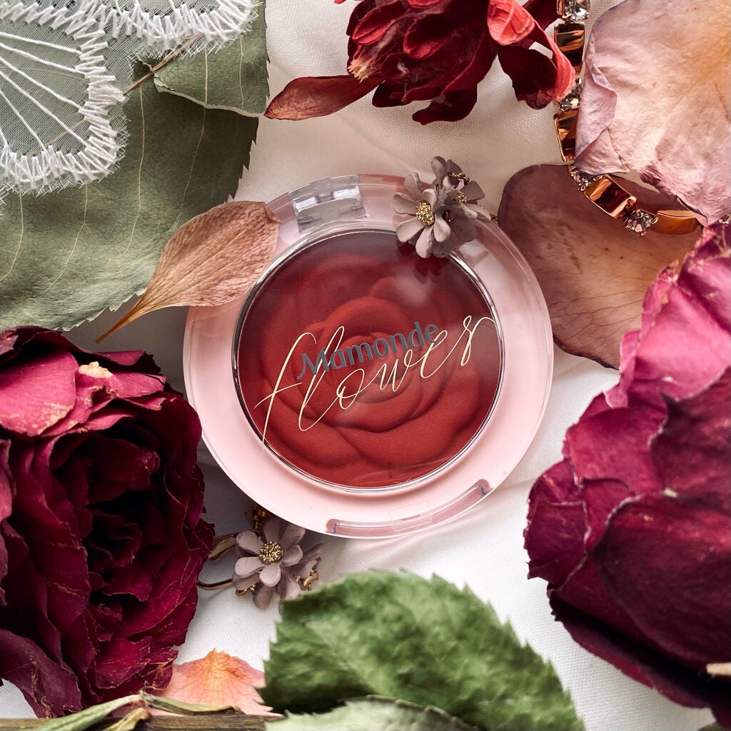 flower pop blusher/Mamonde/パウダーチークを使ったクチコミ(2枚目)