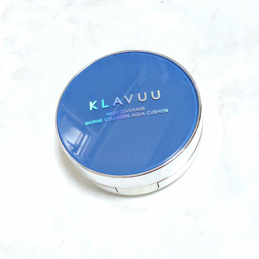 ブルーパールマリンコラーゲンアクアクッション/KLAVUU/クッションファンデーションを使ったクチコミ（1枚目）
