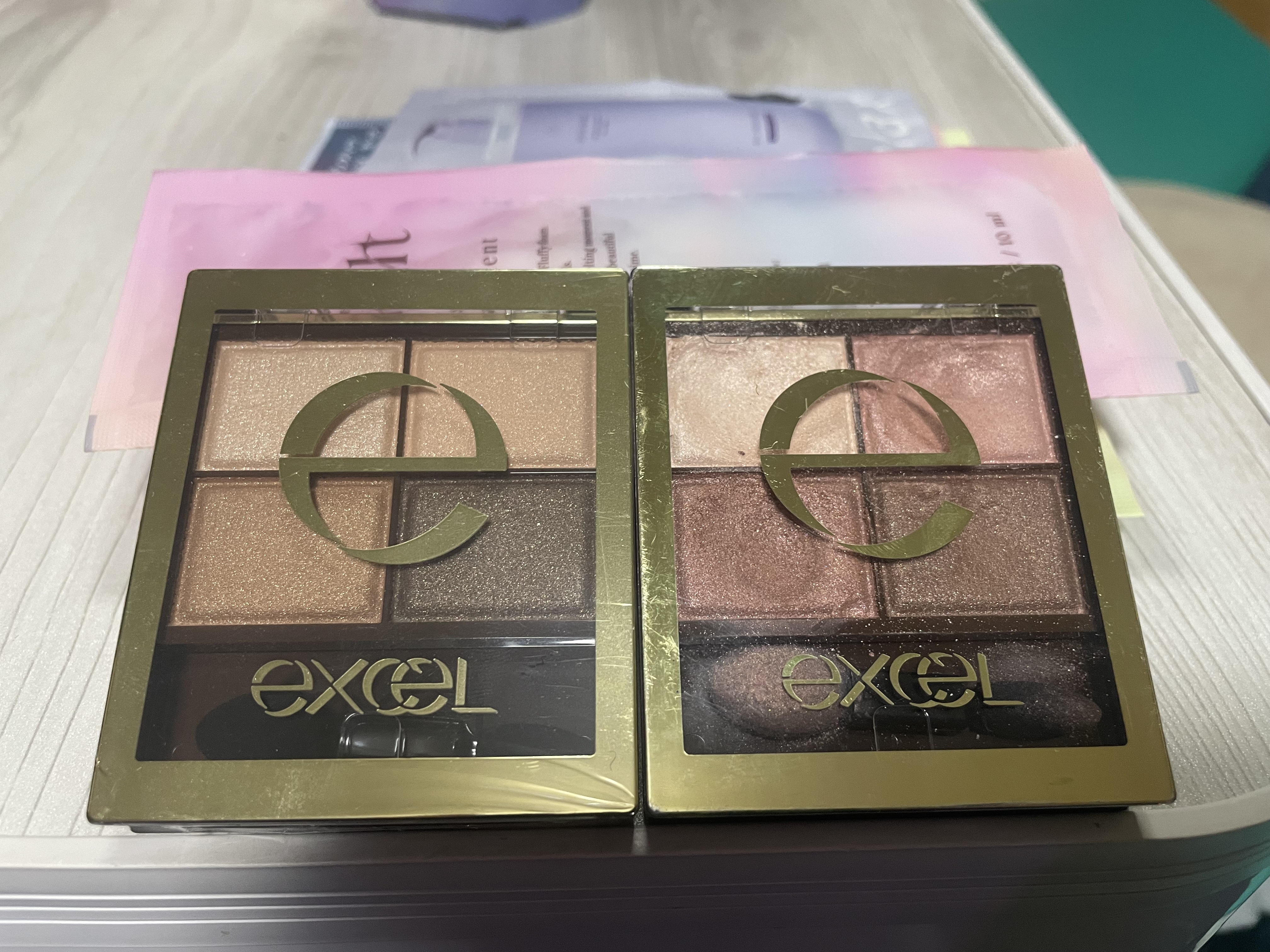 スキニーリッチシャドウ/excel/アイシャドウパレットを使ったクチコミ（1枚目）