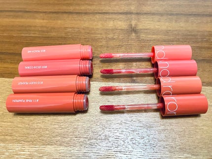 ジューシーラスティングティント/rom&nd/リップティントを使ったクチコミ(2枚目)