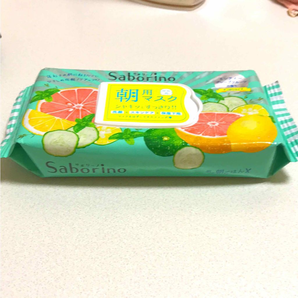 目ざまシート 爽やか果実のすっきりタイプ/サボリーノ/シートマスク・パックを使ったクチコミ(1枚目)