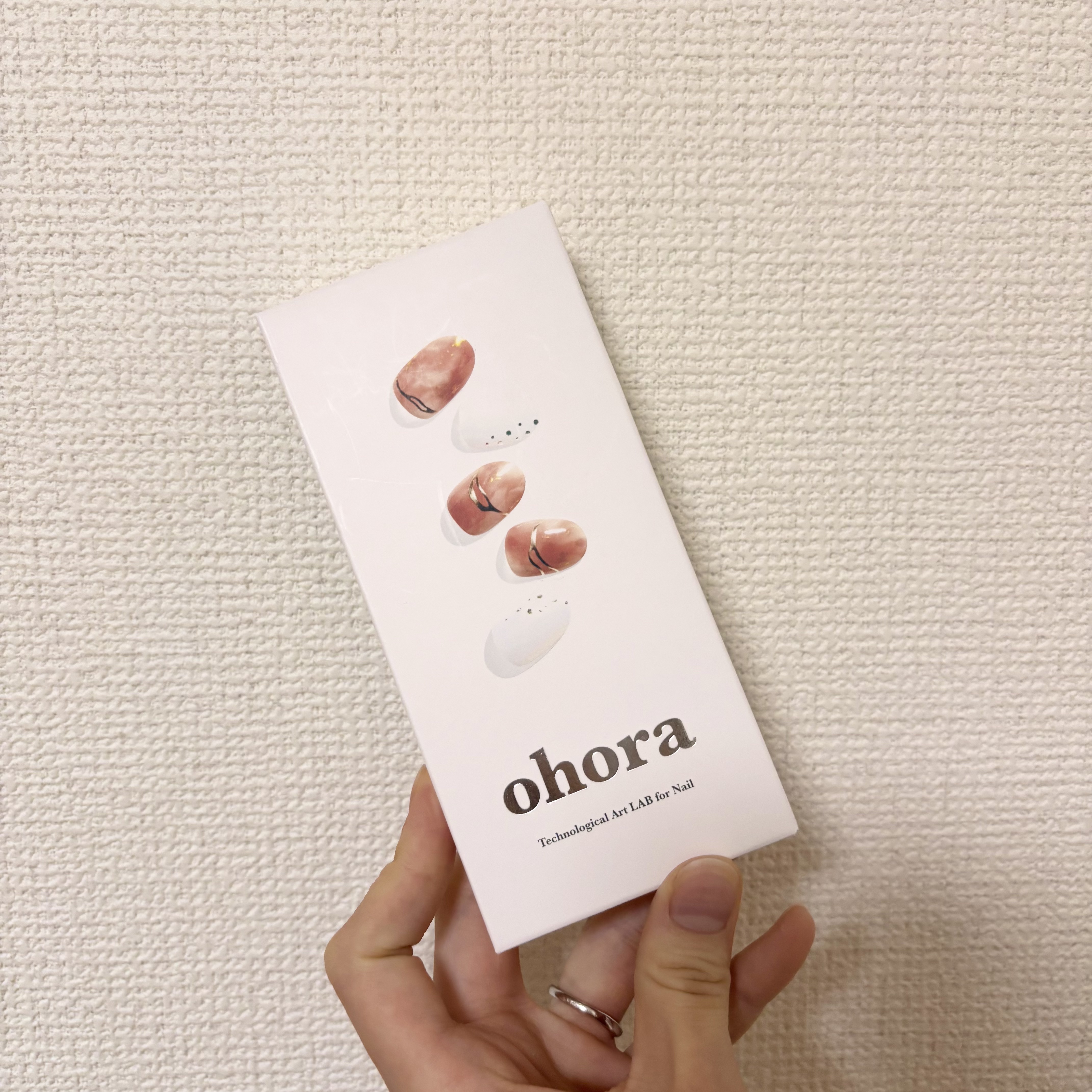 セミキュアジェルネイル（ハンド）/ohora/ネイルシールを使ったクチコミ（2枚目）