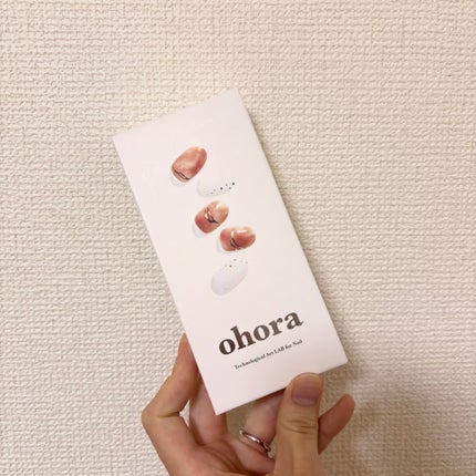 セミキュアジェルネイル(ハンド)/ohora/ネイルシールを使ったクチコミ(2枚目)