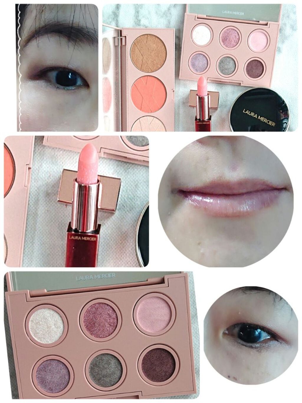 プリマ バレリーナ ミニ アイシャドウ パレット/ローラ メルシエ/アイシャドウパレットを使ったクチコミ(4枚目)