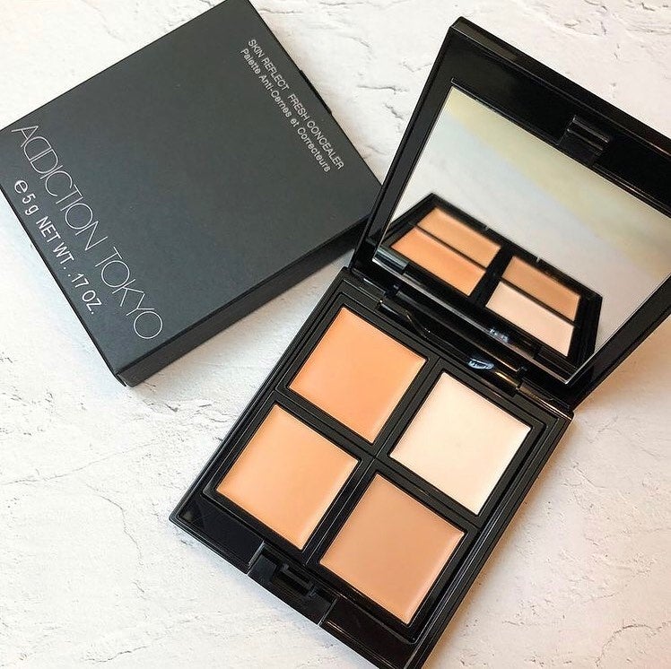 スキンリフレクト フレッシュ コンシーラー/ADDICTION/パレットコンシーラーを使ったクチコミ(4枚目)