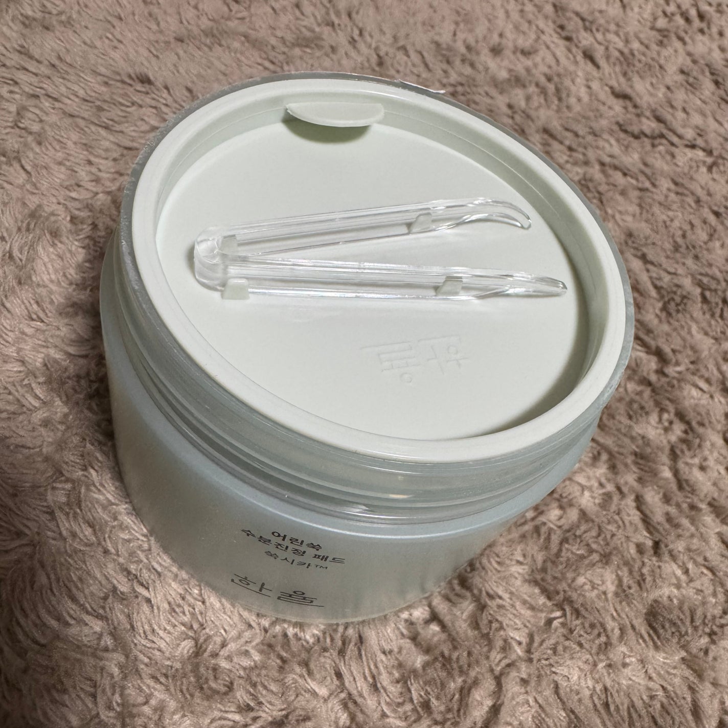 ピュアアルテミシアカーミングパッド/HANYUL(ハンユル)/トナーパッドを使ったクチコミ(1枚目)