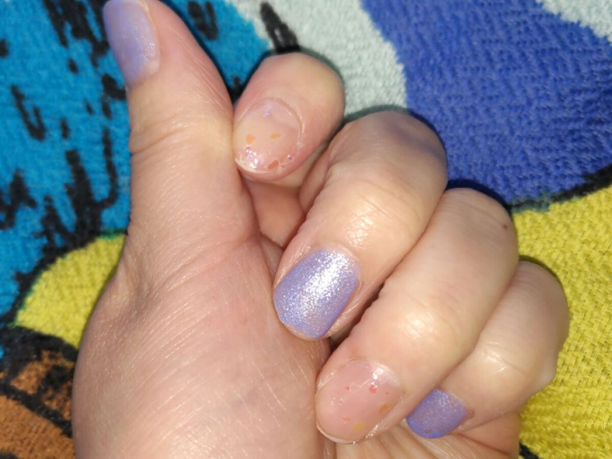 ネイルホリック リミテッドカラー COTTON COLORFUL CANDY BL927/ネイルホリック/マニキュアを使ったクチコミ（3枚目）