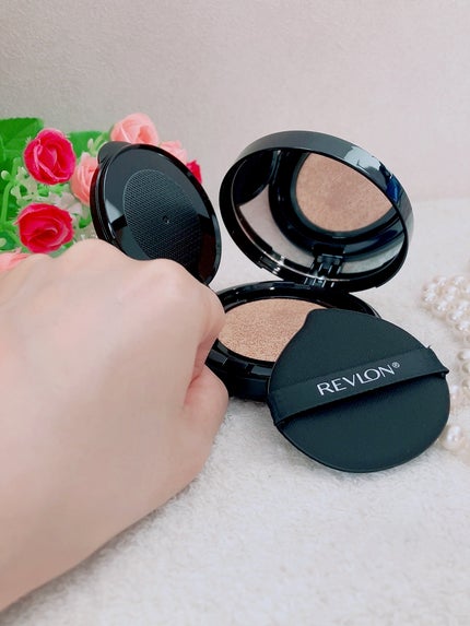 m/フォロバ100 on LIPS 「「レブロンカラーステイロングウェアUVクッションファンデーショ..」(4枚目)