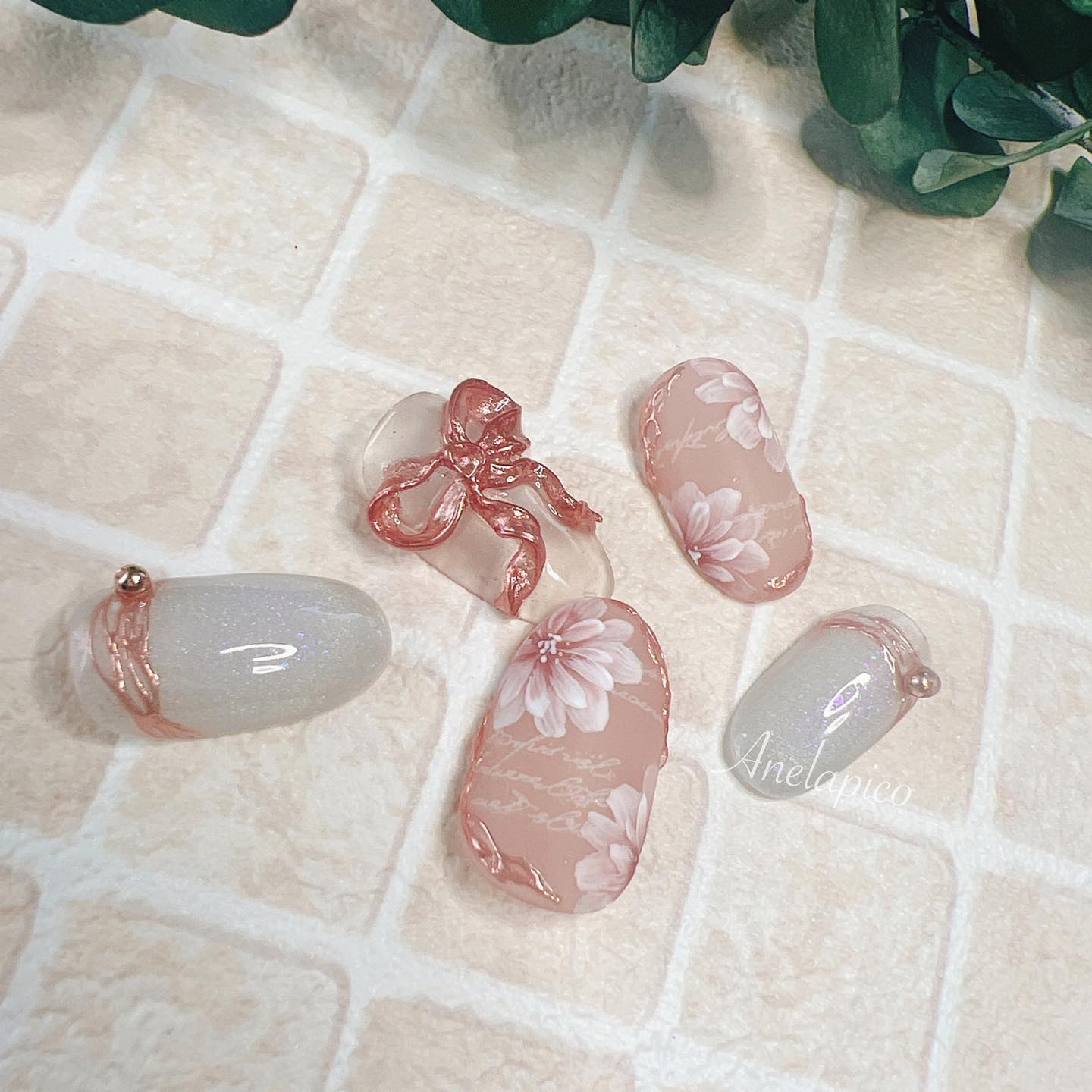 #ネイル,#純国産ジェルネイル,#ジェルネイル,#春ネイル,#桜ネイルのネイルデザイン