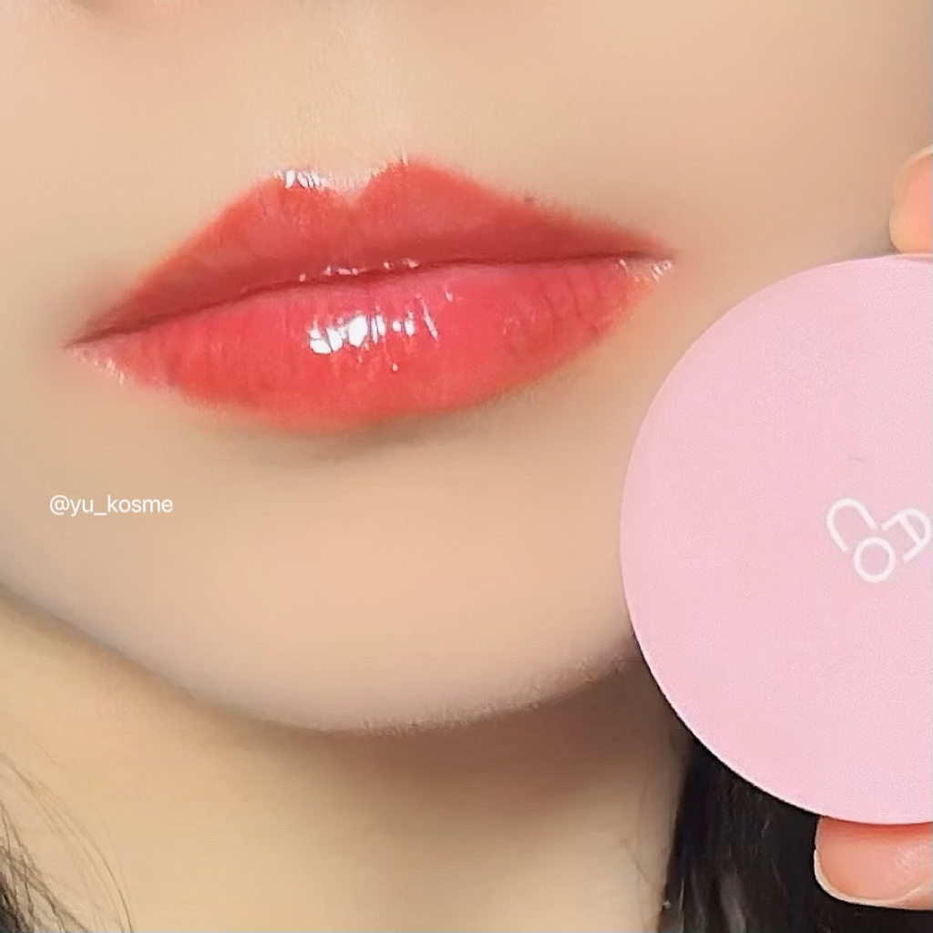 GLOWY TINT BALM/AOU/リップグロスを使ったクチコミ（3枚目）