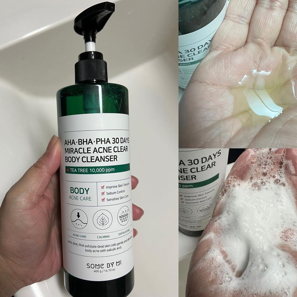 AHA·BHA·PHA 30デイズミラクルアクネボディクレンザー/SOME BY MI/ボディソープを使ったクチコミ(2枚目)