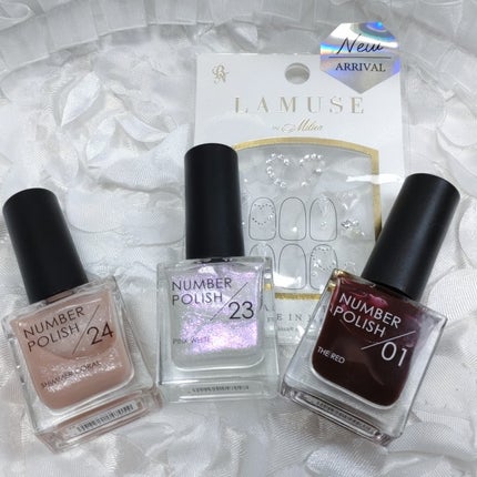 ミルクティ on LIPS 「✴✴3つ前の投稿の#NUMBERPOLISH新色ネイルをアレン..」(6枚目)